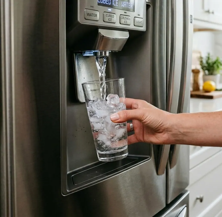 Fridge water line installation in Wolverton